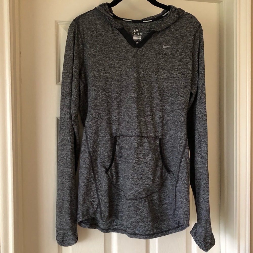 Nike hooded dri-fit long sleeve